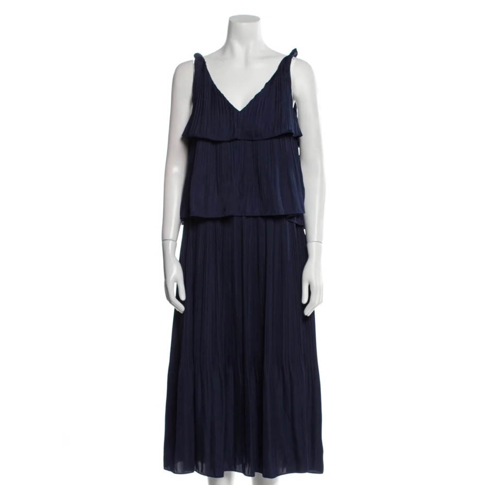 Maje V Neck Long Dress